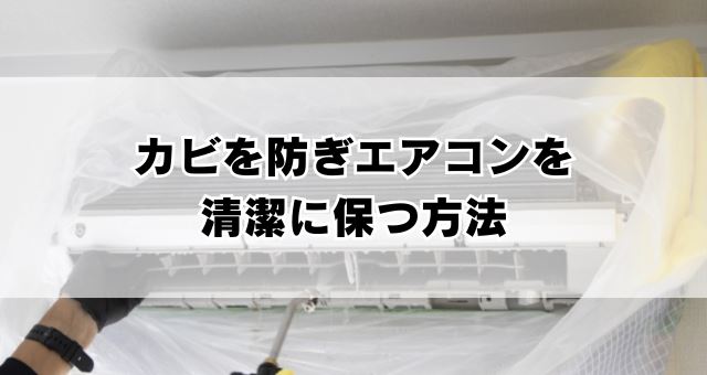 カビを防ぎエアコンを清潔に保つ方法